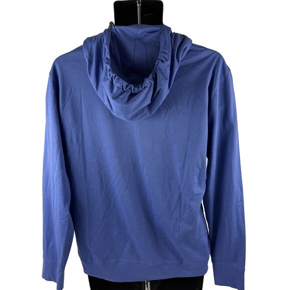 RLX Ralph Lauren Hoodie Mens S Blue Golf Pullover Kangaroo Pocket $198 NEW - Picture 5 of 9